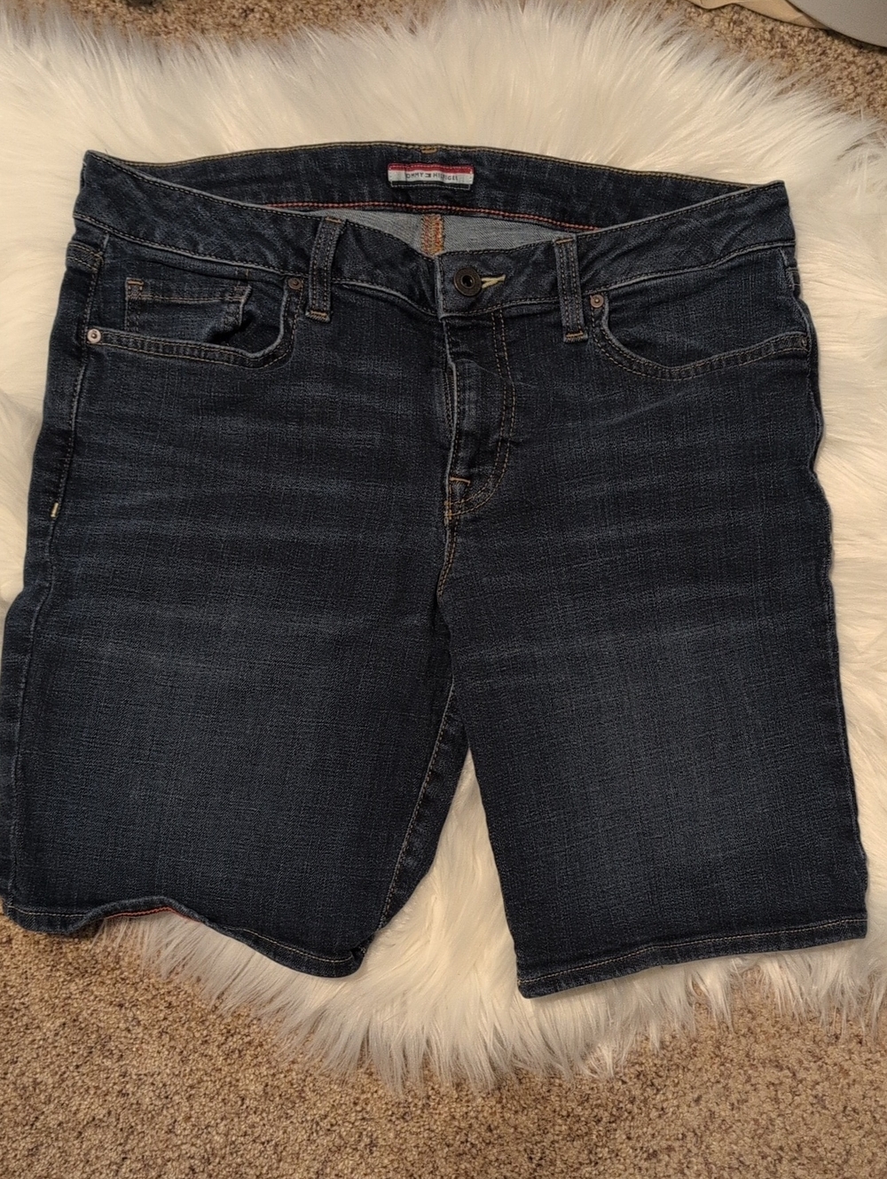 4/$20 Tommy Hilfiger Women’s Dark Wash Denim Shorts
